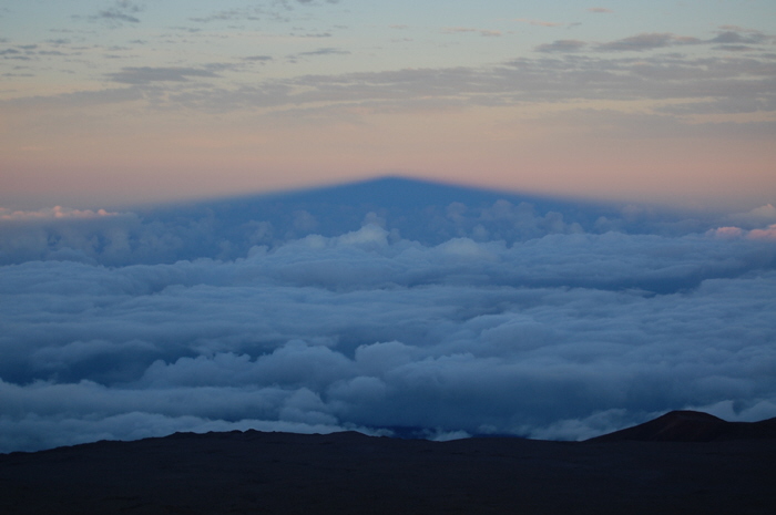 Mauna Kea Summit Shadow over Hilo