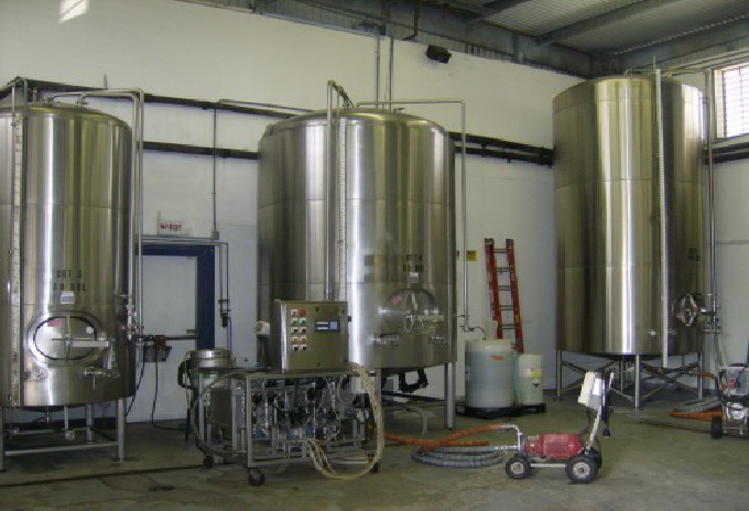 Brewing Tanks at Kona Brewing Company